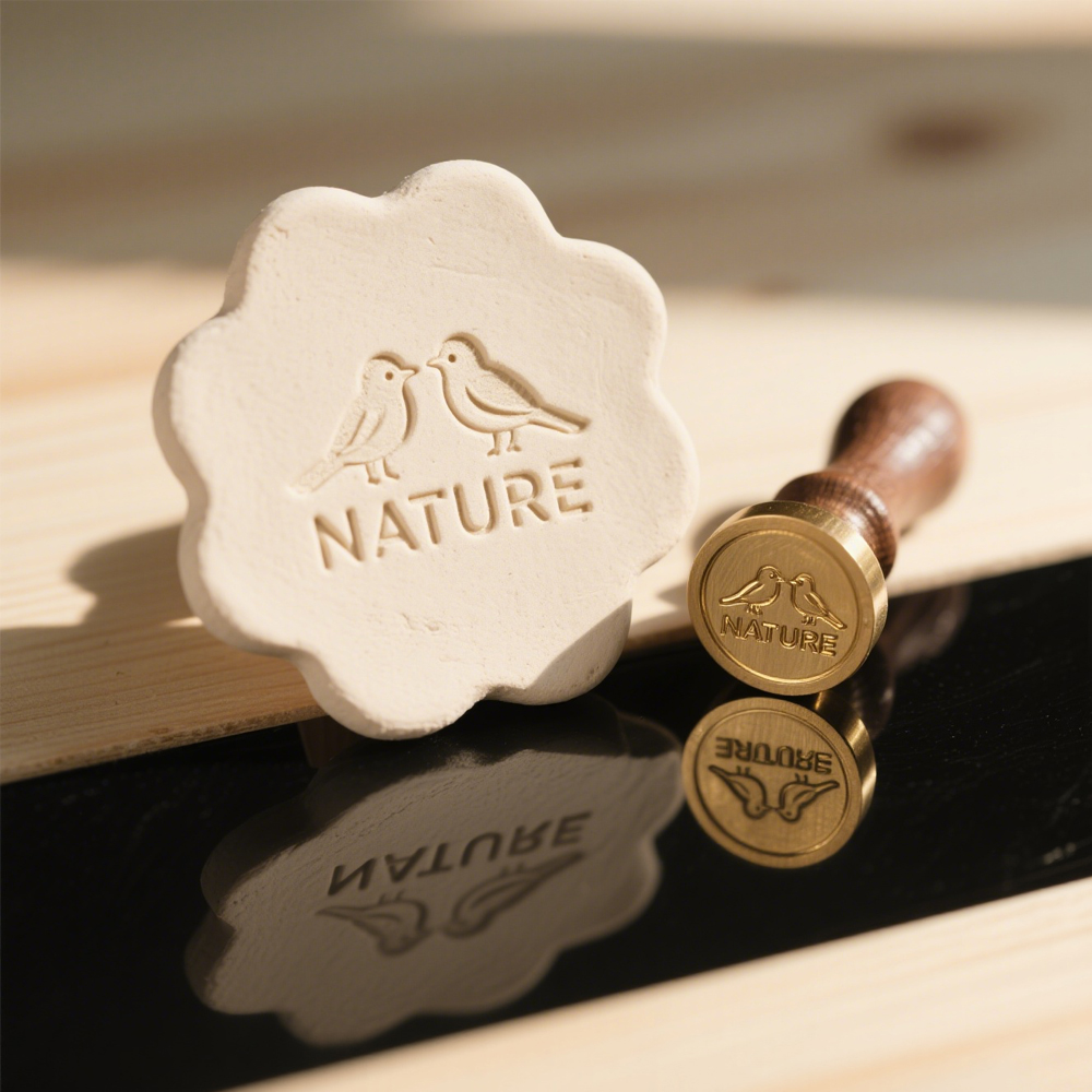 Soap Stamp Custom - Custom Pottery Clay Ceramic Stamps Personalized