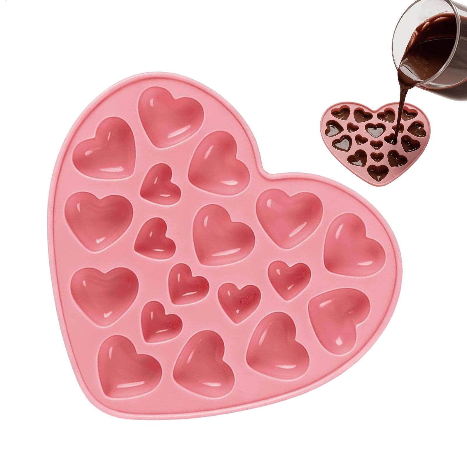 Soap Making Items - Love Silicone Chocolate Mold Silicone Heart