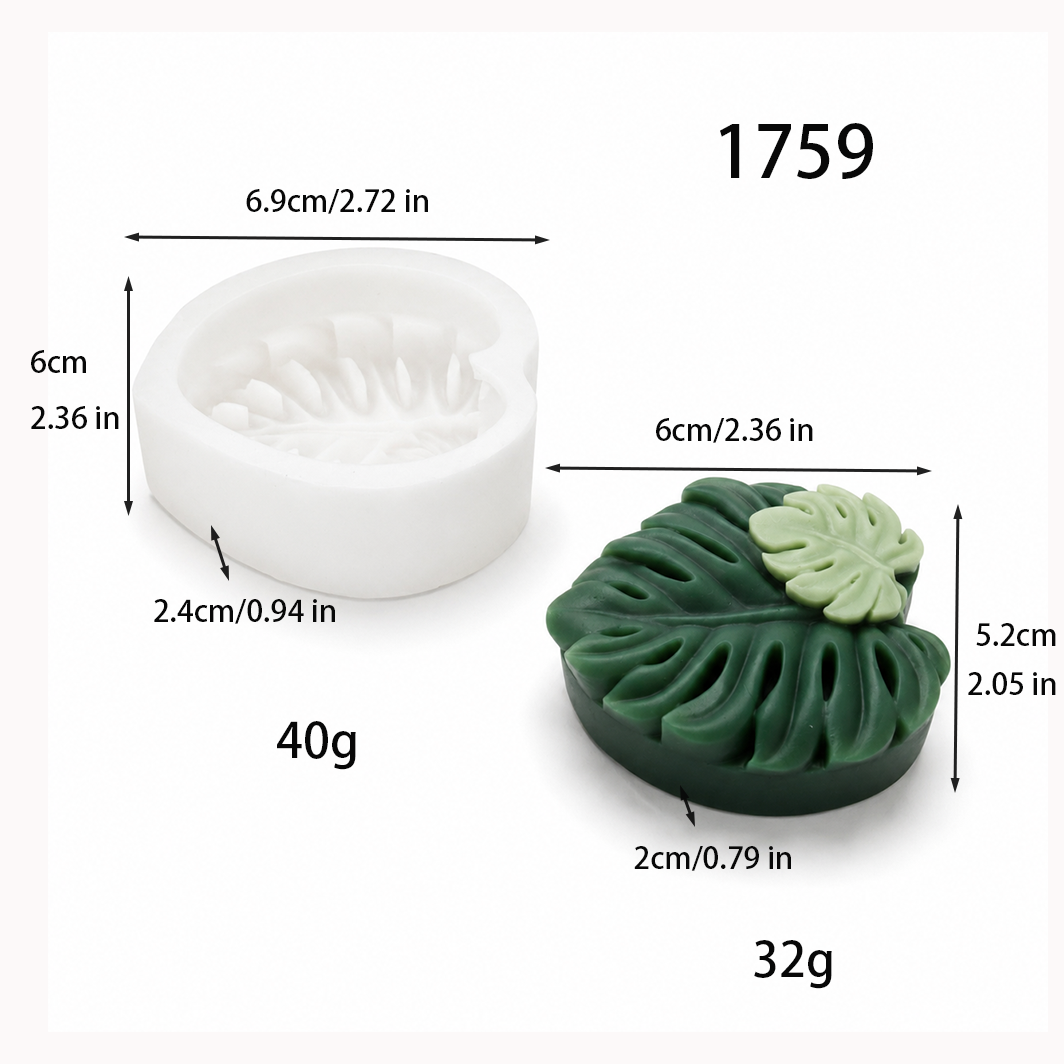 Soap Making Wholesale Supplies - Wholesale Leaf Silicone Candle Mold Aroma