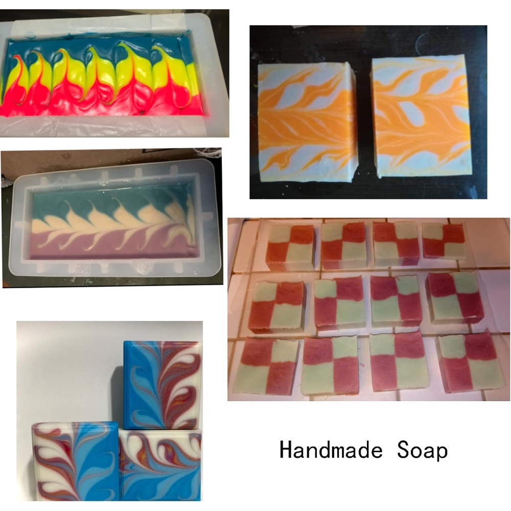 1 Pack 5pcs Silicone Loaf Soap - đánh giá và giá Soap Making Items