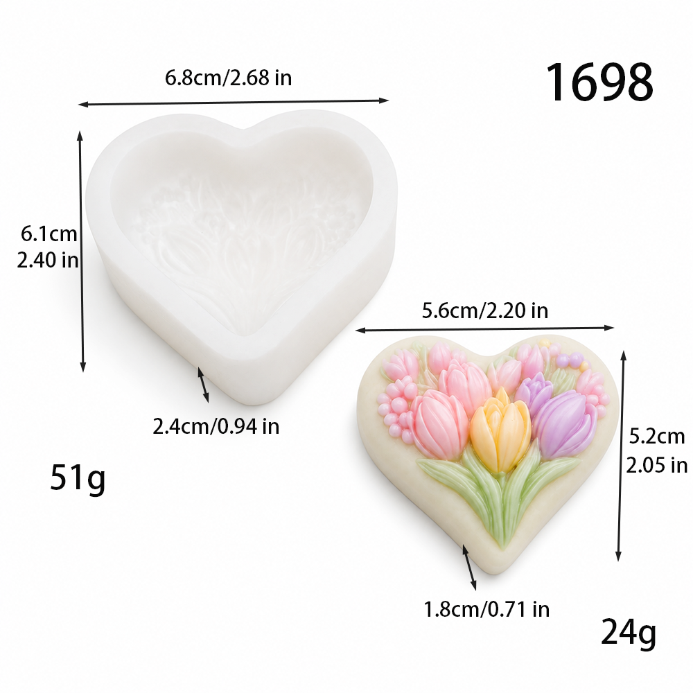 Wholesale Love Tulip  Silicone - đánh giá và giá Soap Making Wholesale Supplies