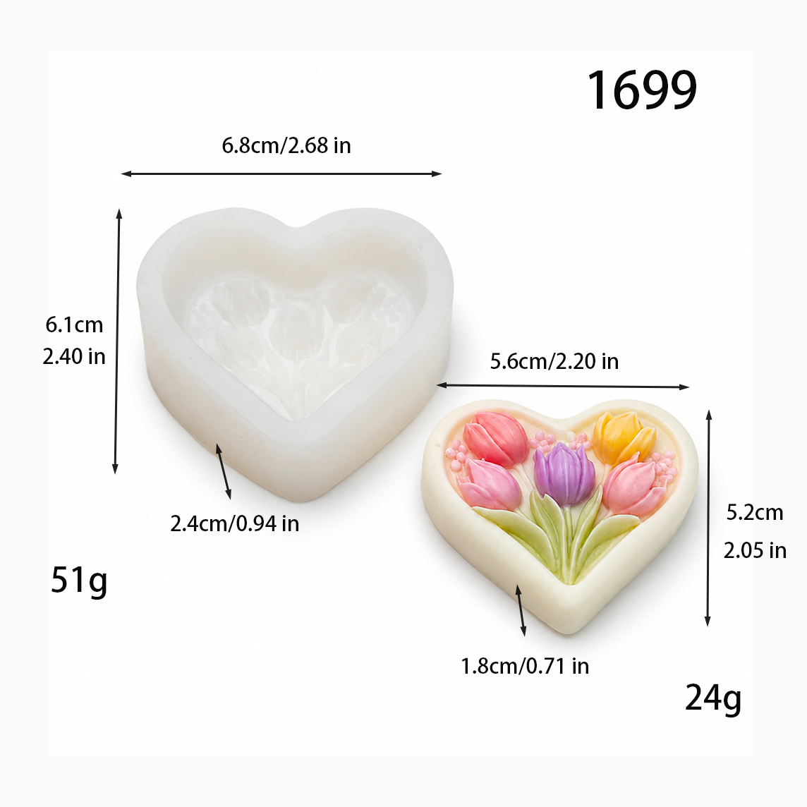 Wholesale Love Tulip  Silicone - đánh giá và giá Soap Making Wholesale Supplies