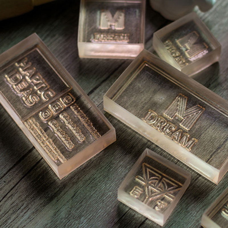 Custom Acrylic Clear Soap Stam - đánh giá và giá Soap Stamp Custom