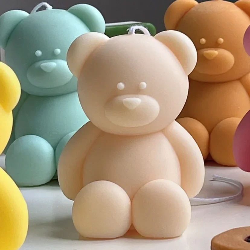 3D Cute Cartoon Bear Silicone  - đánh giá và giá Soap Making Fragrance