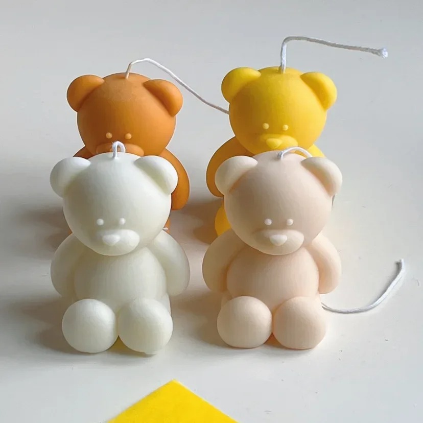 3D Cute Cartoon Bear Silicone  - đánh giá và giá Soap Making Fragrance