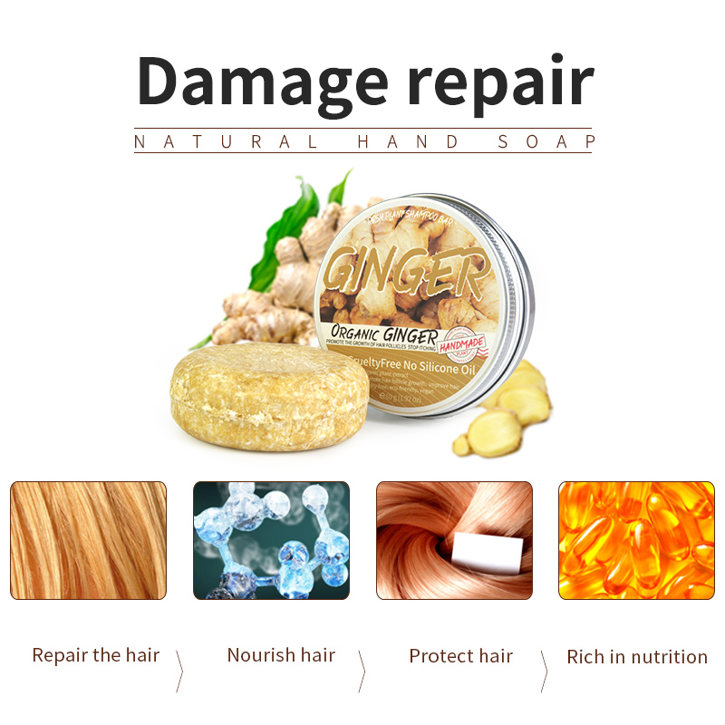 Shampoo soap Ginger solid sham - đánh giá và giá Castor Oil Soap