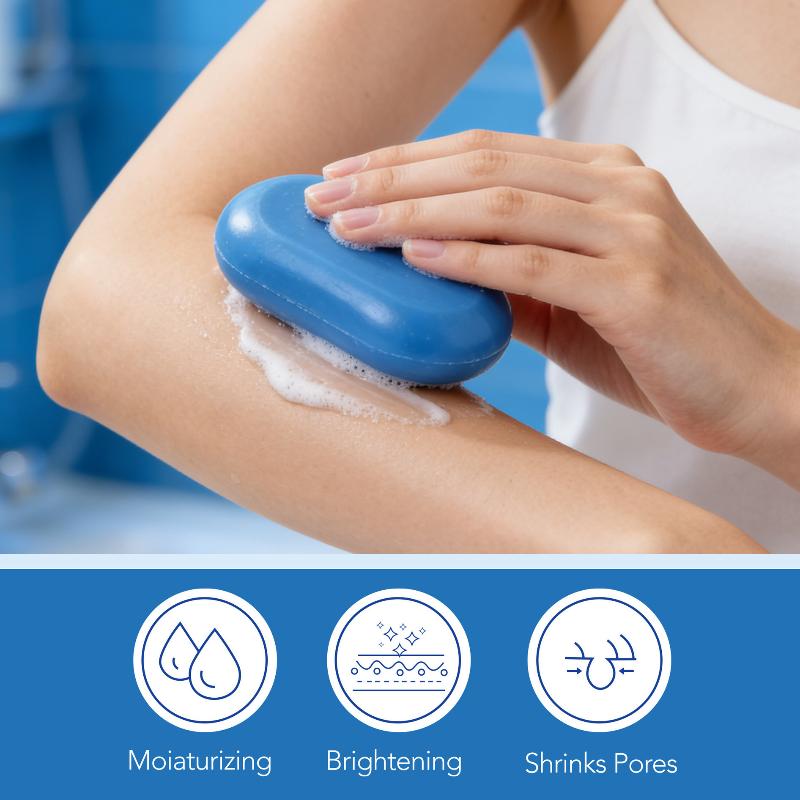65g Blue Soap Face Body Bar So - đánh giá và giá Castor Oil Soap