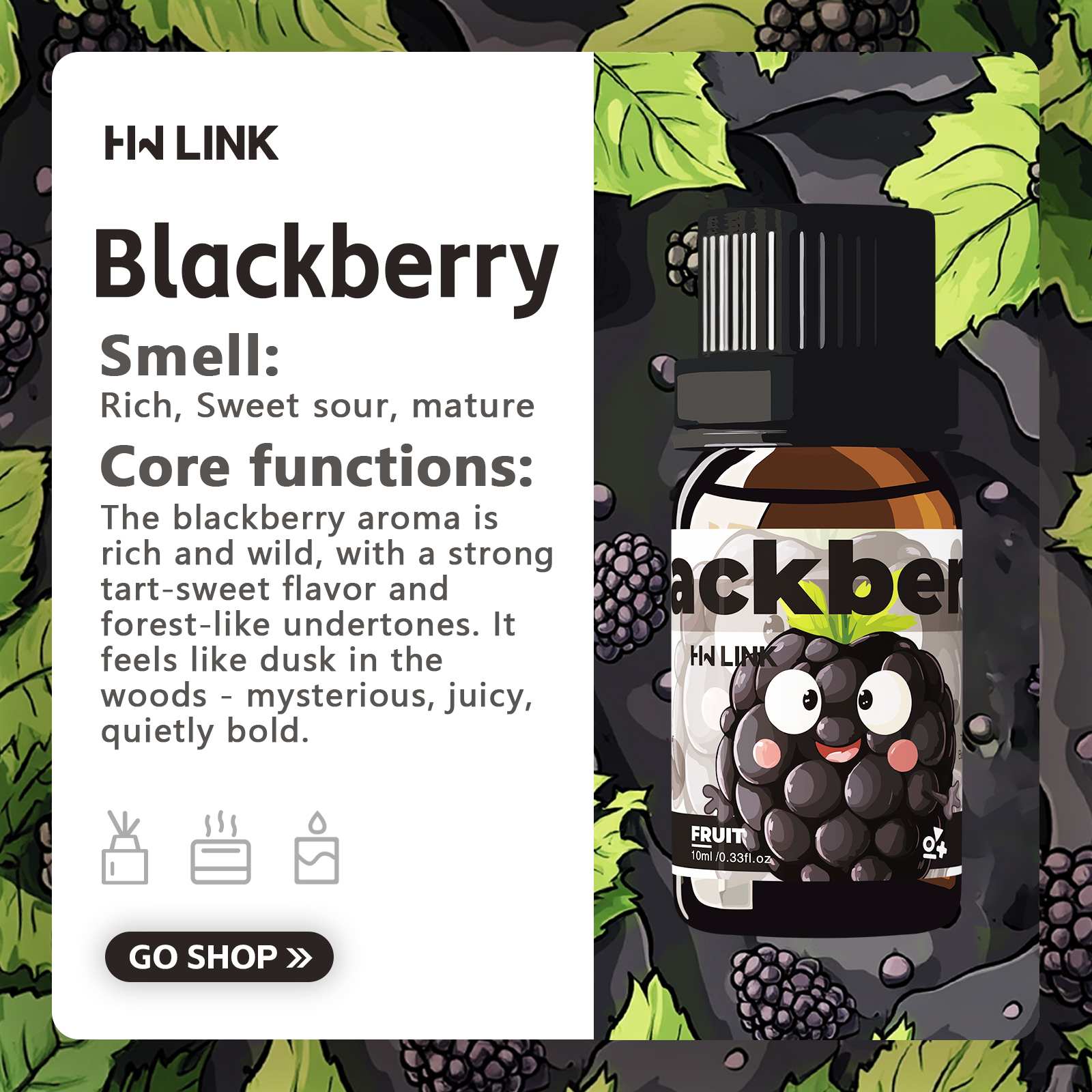 Blackberry Essential Oil Black - đánh giá và giá Soap Making Fragrance