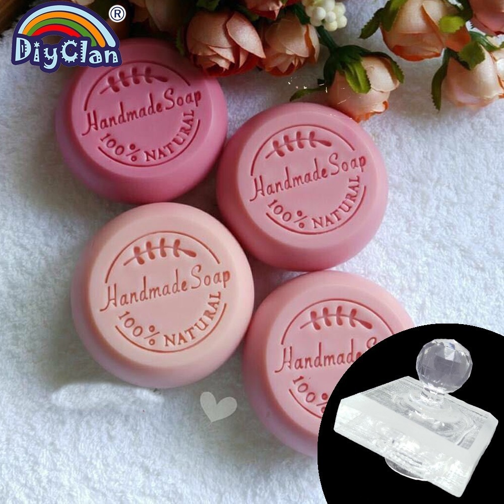100% Natrual Handmade Soap Sta - đánh giá và giá Soap Stamp Custom