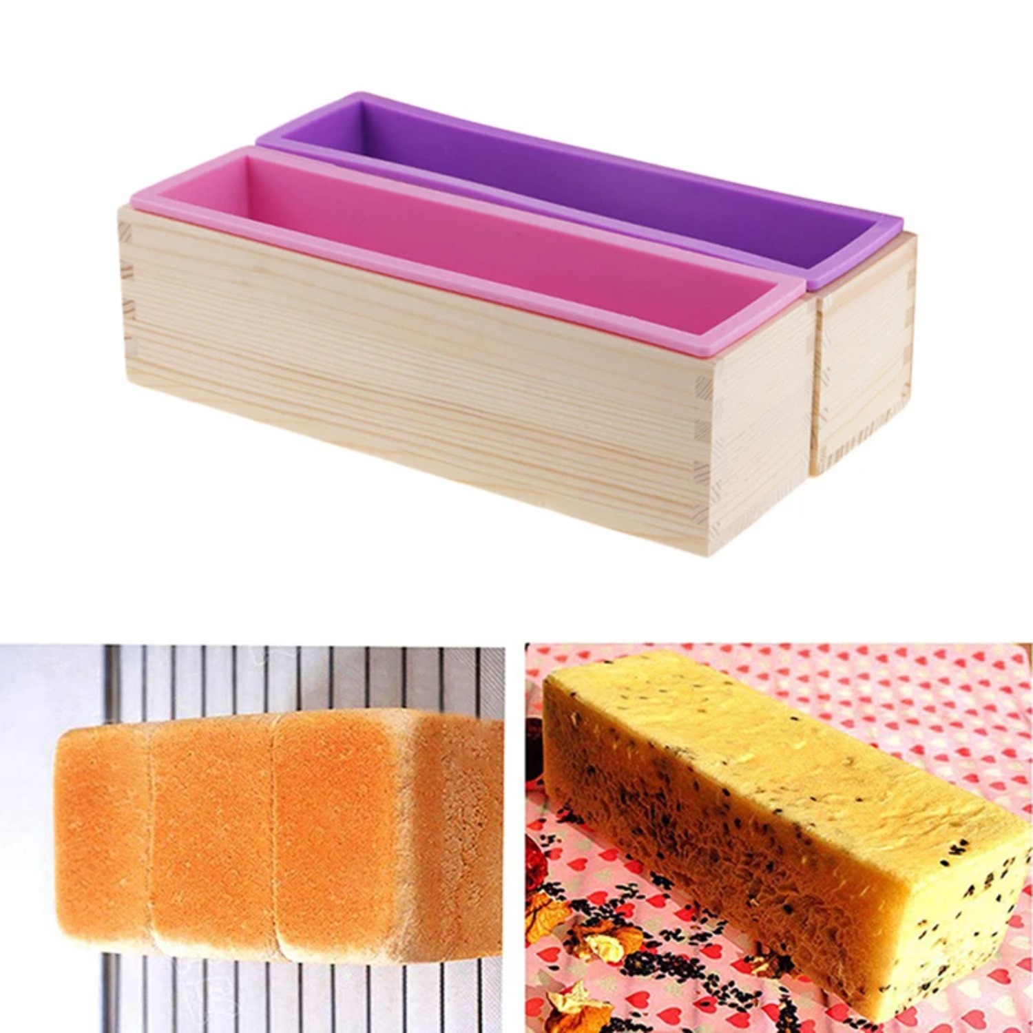 1200ML Silicone Soap Mold Rect - đánh giá và giá Soap Making Wholesale Supplies