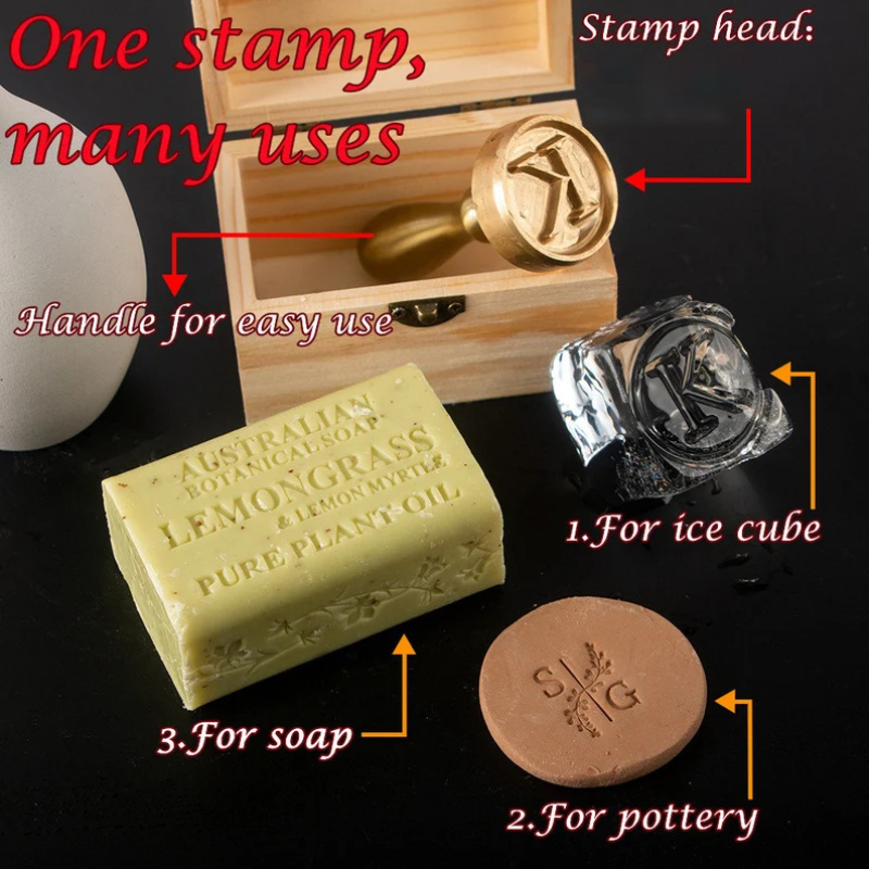 Custom Pottery Stamp Personali - đánh giá và giá Soap Stamp Custom