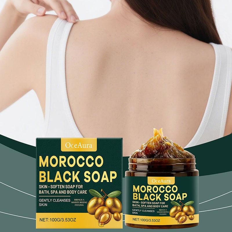 Moroccan Black Soap Deep Clean - đánh giá và giá Castor Oil Soap