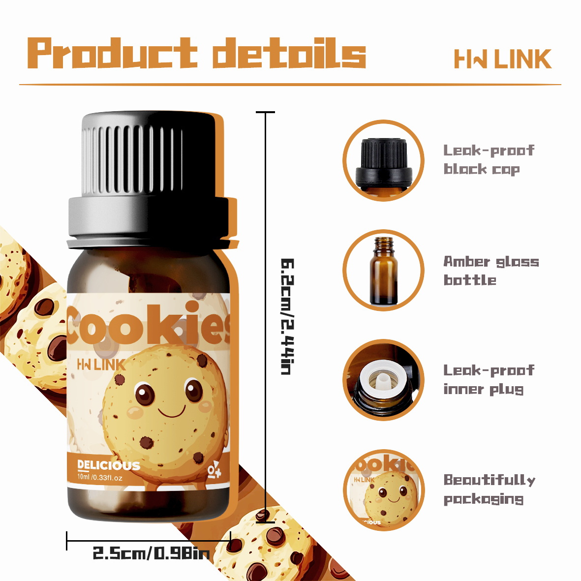 10ml Cookies Essential Oils Pe - đánh giá và giá Soap Making Fragrance