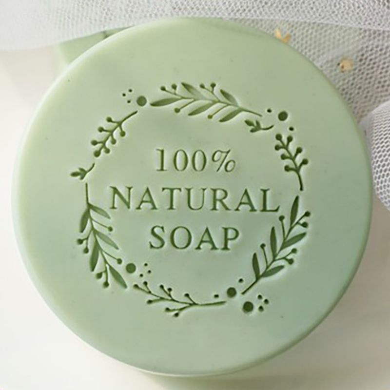 100% NATURAL SOAP  Letter flow - đánh giá và giá Soap Stamp Custom