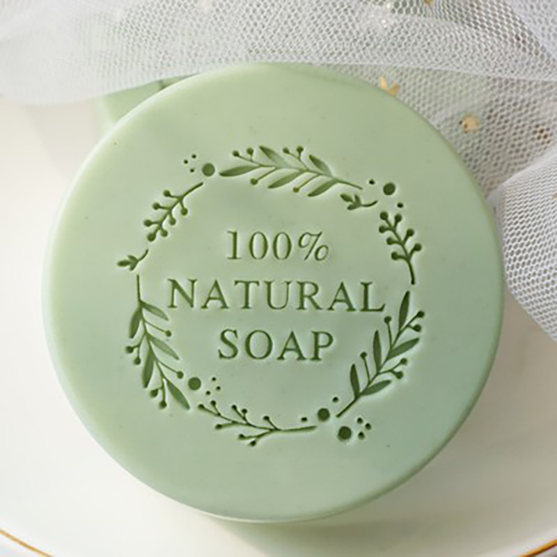 100% NATURAL SOAP  Letter flow - đánh giá và giá Soap Stamp Custom