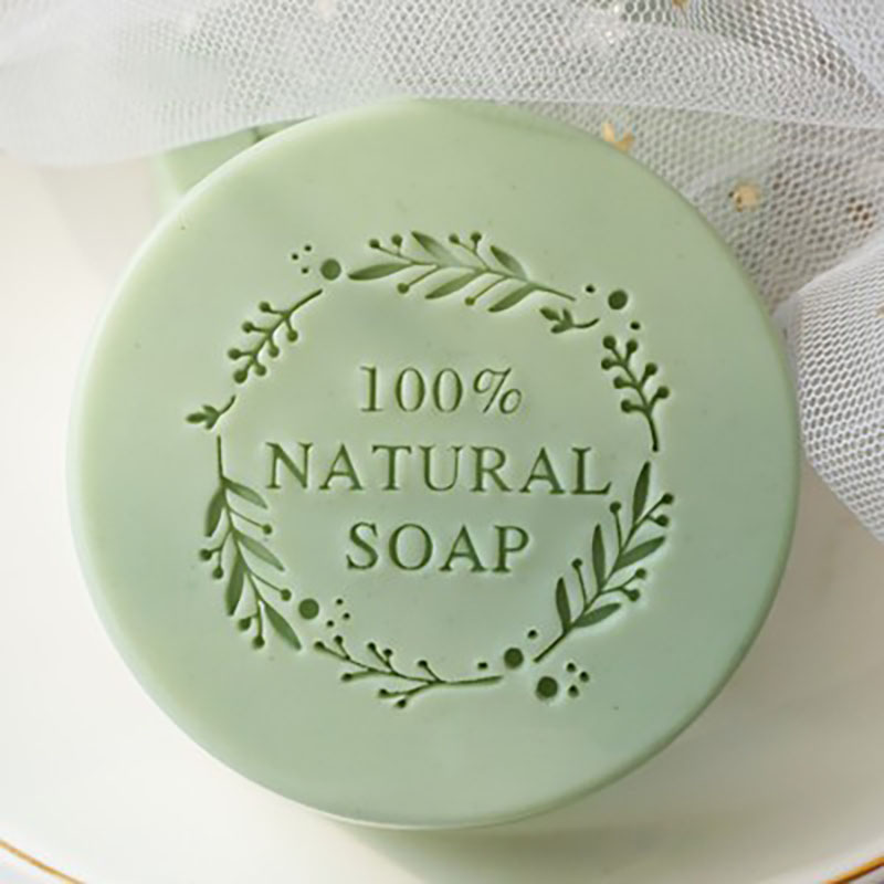 100% NATURAL SOAP  Letter flow - đánh giá và giá Soap Stamp Custom