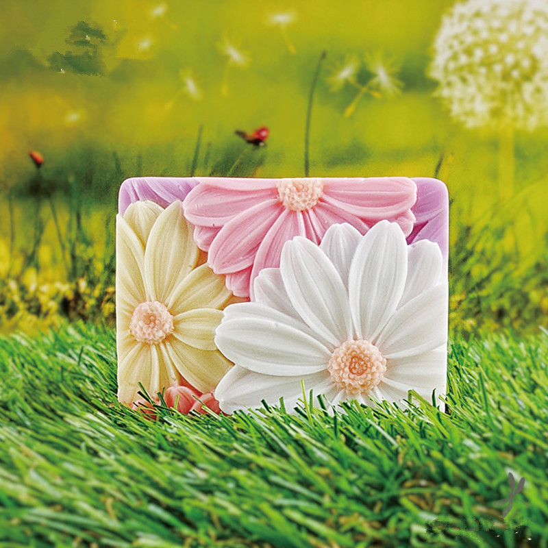 Newest!!!3d Elegant Sunflower  - đánh giá và giá Soap Making Items