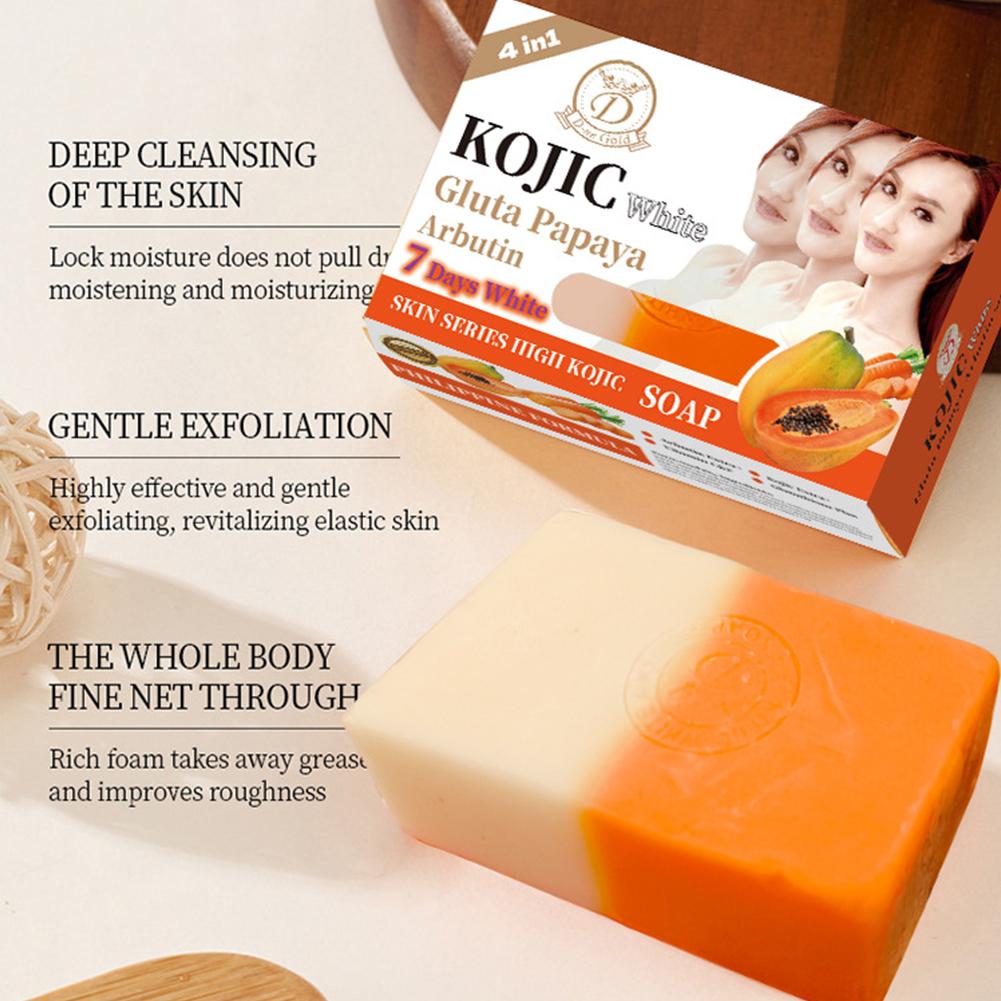 160g Papaya Kojic Acid Essenti - đánh giá và giá Castor Oil Soap