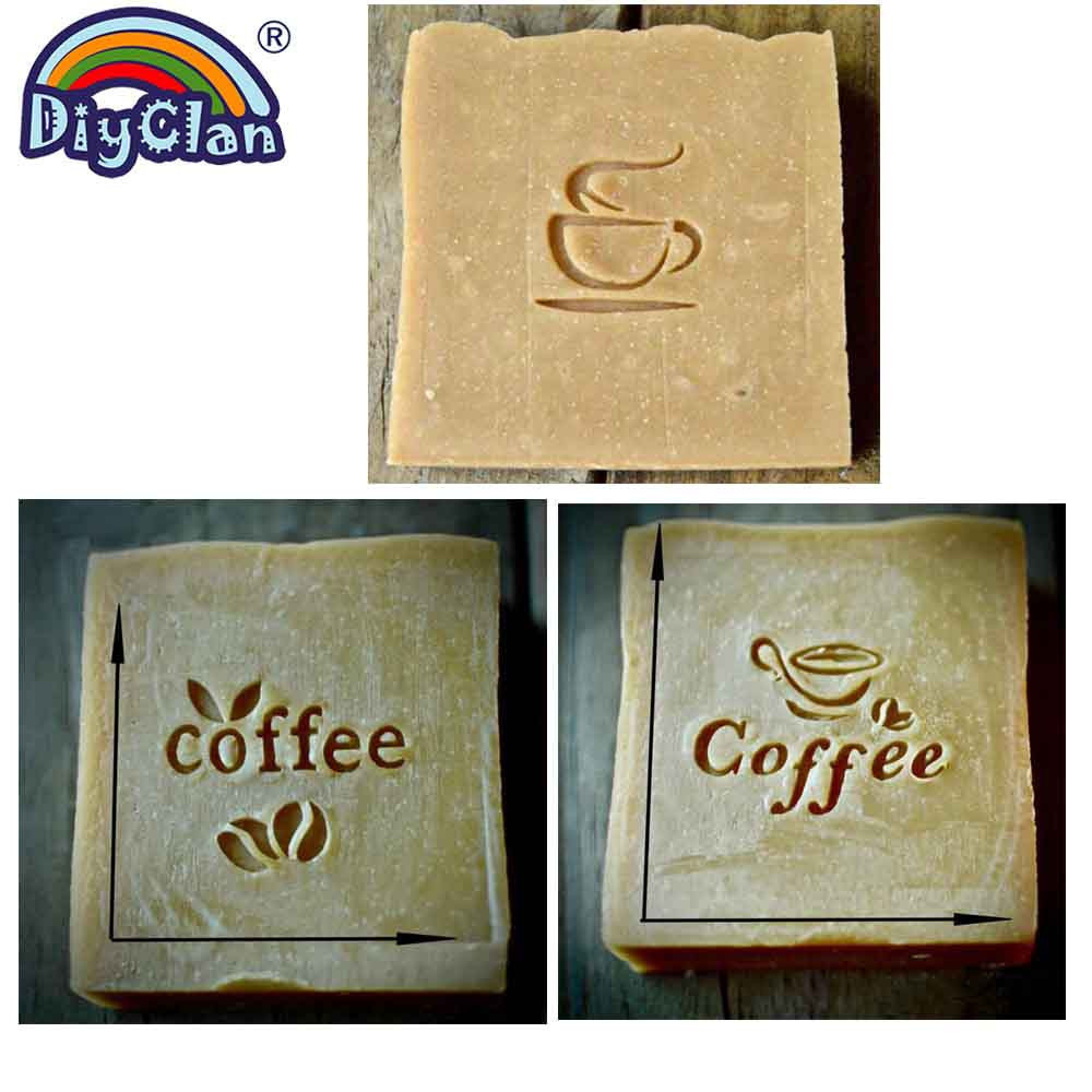 Coffee Bean Pattern Handmade S - đánh giá và giá Soap Stamp Custom