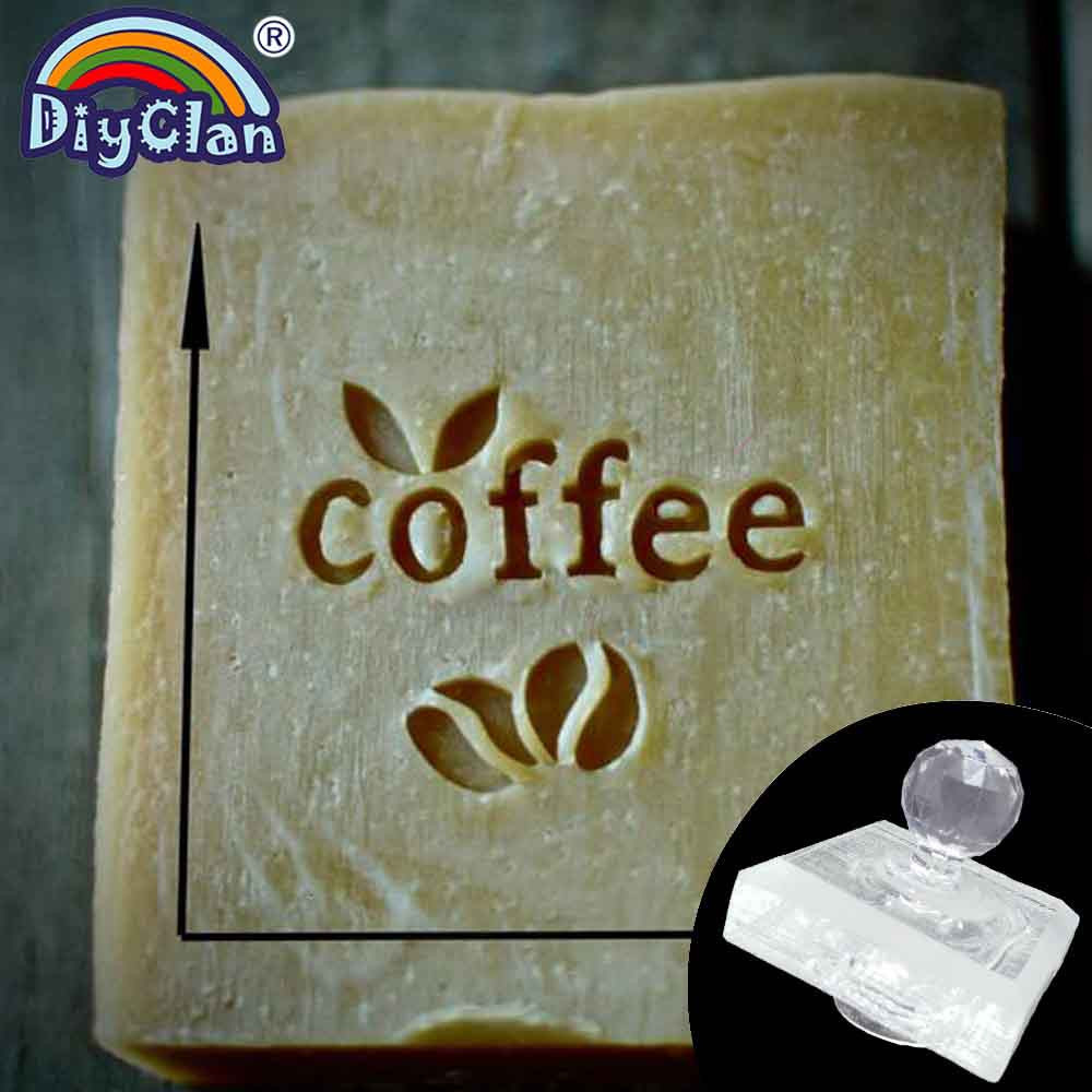 Coffee Bean Pattern Handmade S - đánh giá và giá Soap Stamp Custom