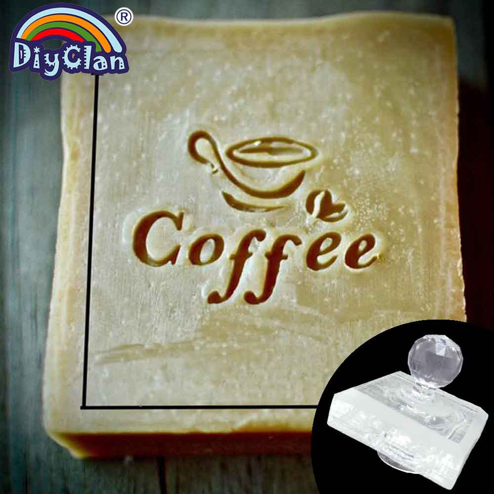 Coffee Bean Pattern Handmade S - đánh giá và giá Soap Stamp Custom