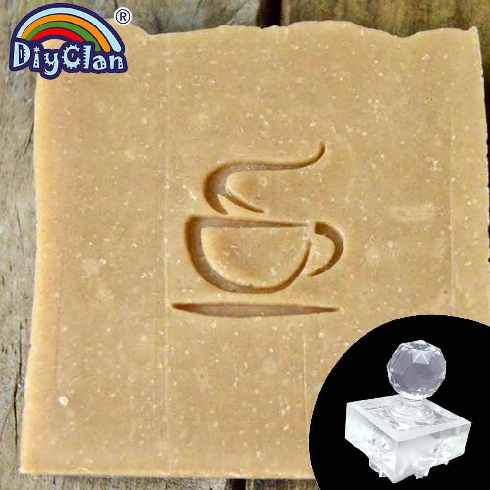 Coffee Bean Pattern Handmade S - đánh giá và giá Soap Stamp Custom