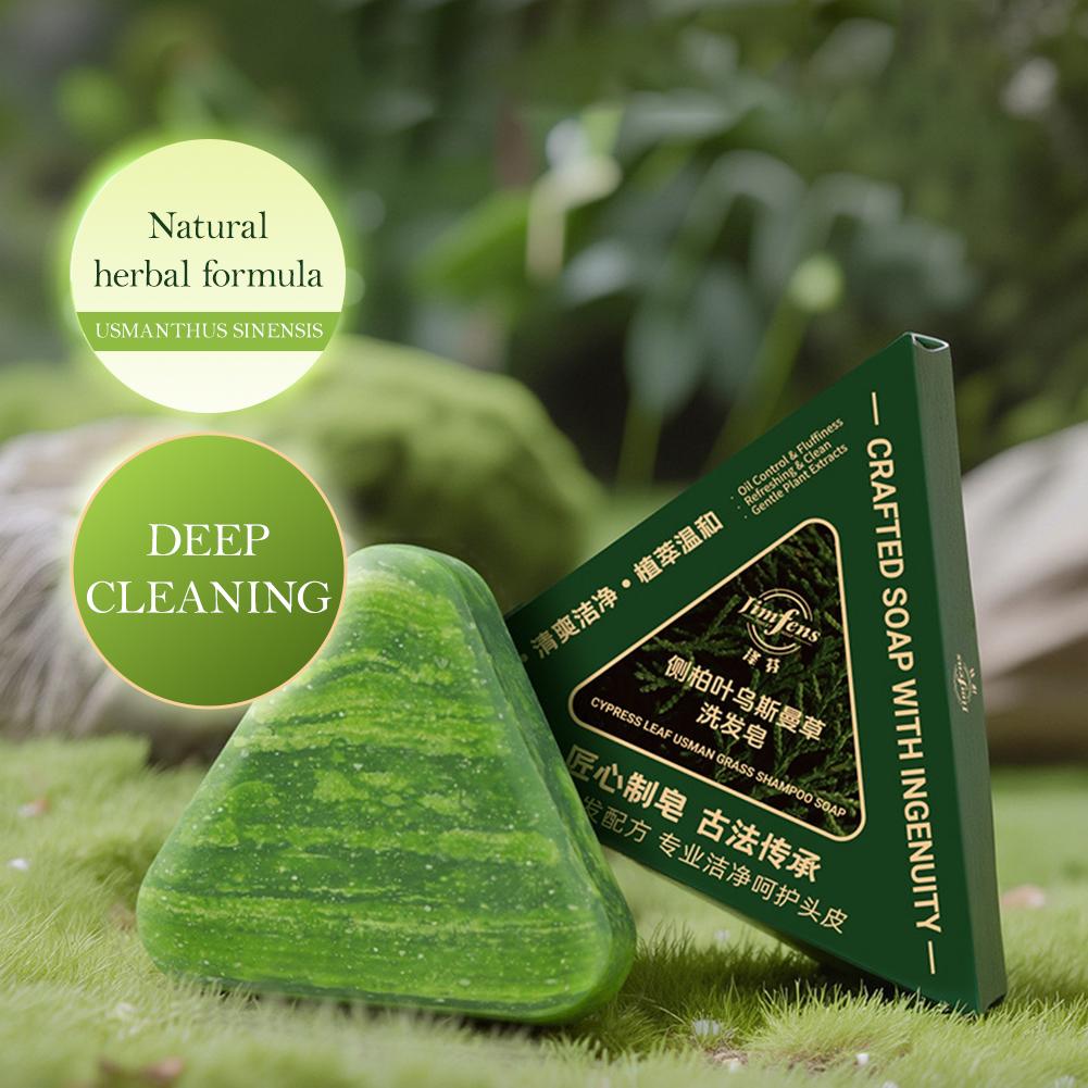 Usman Grass Shampoo Soap Cypre - đánh giá và giá Castor Oil Soap