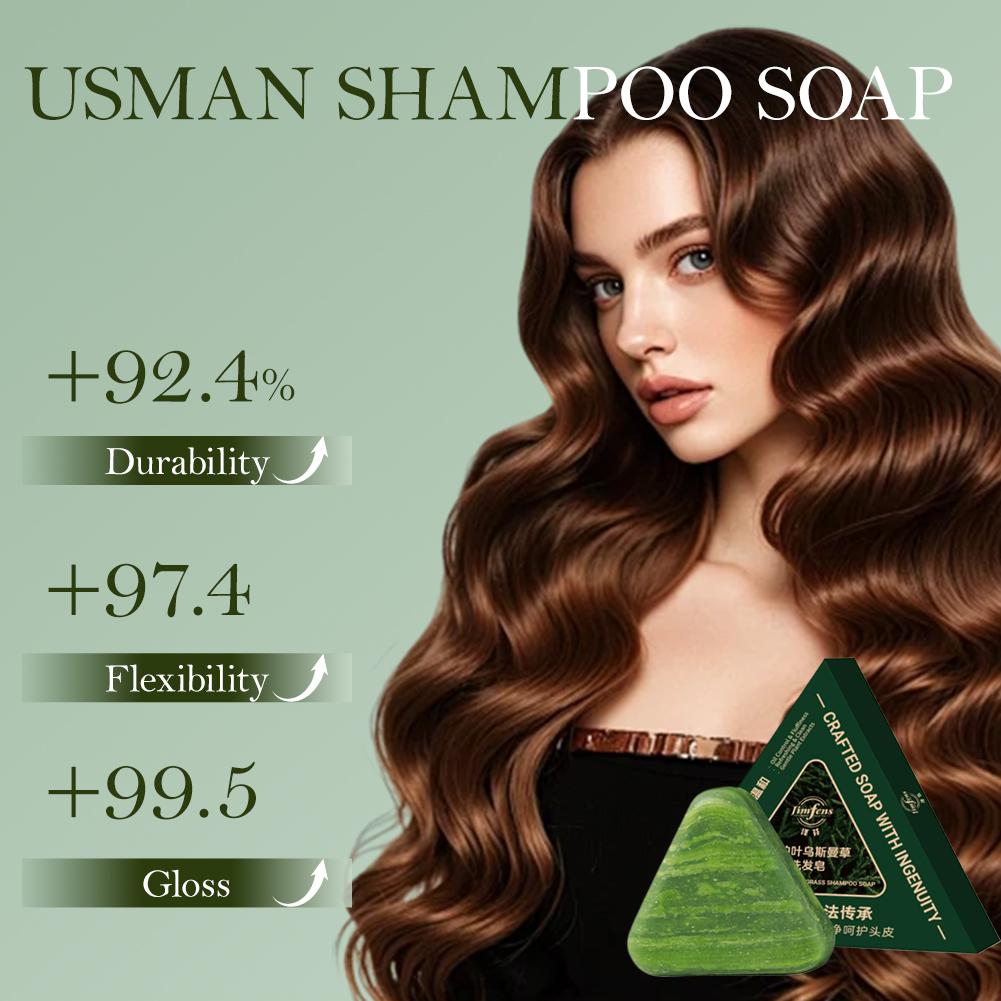 Usman Grass Shampoo Soap Cypre - đánh giá và giá Castor Oil Soap