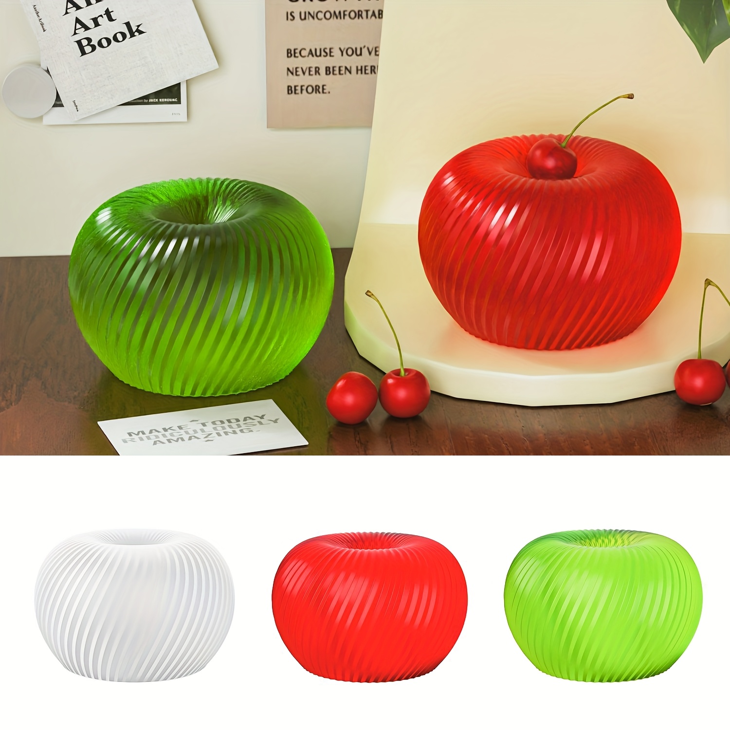 A trendy red apple silicone mo - đánh giá và giá Soap Making Items