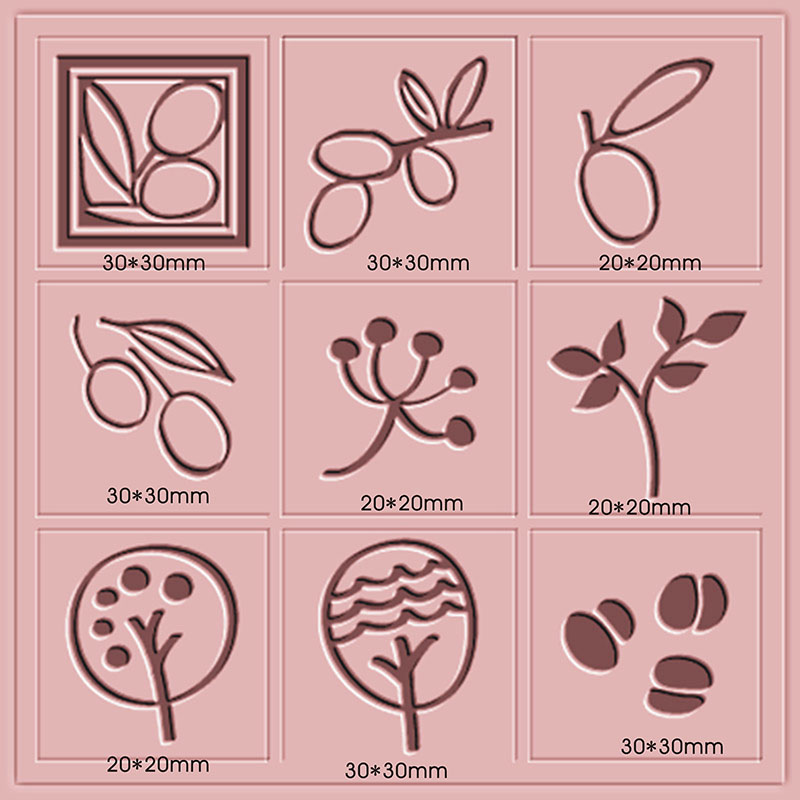 Custom Logo Flower Plants Seri - đánh giá và giá Soap Stamp Custom
