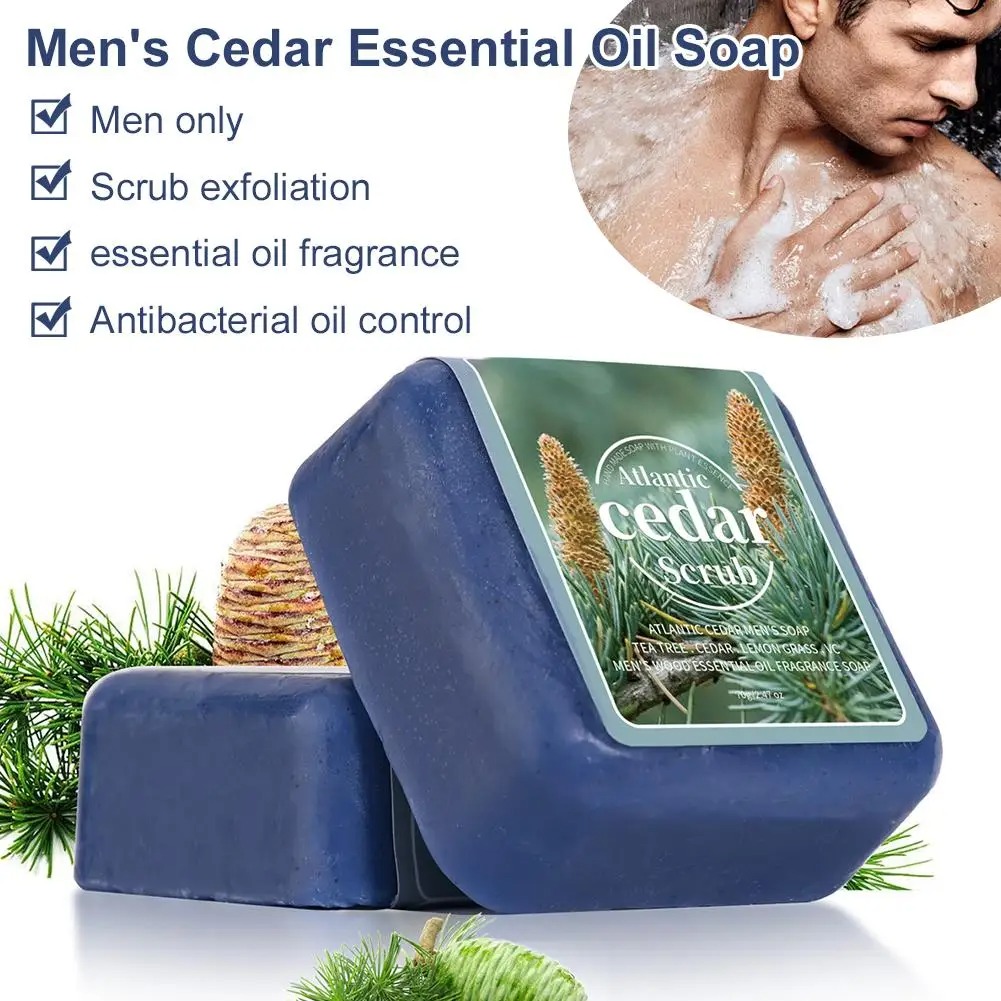 Men's Cedar Essential Oil Soap - đánh giá và giá Castor Oil Soap