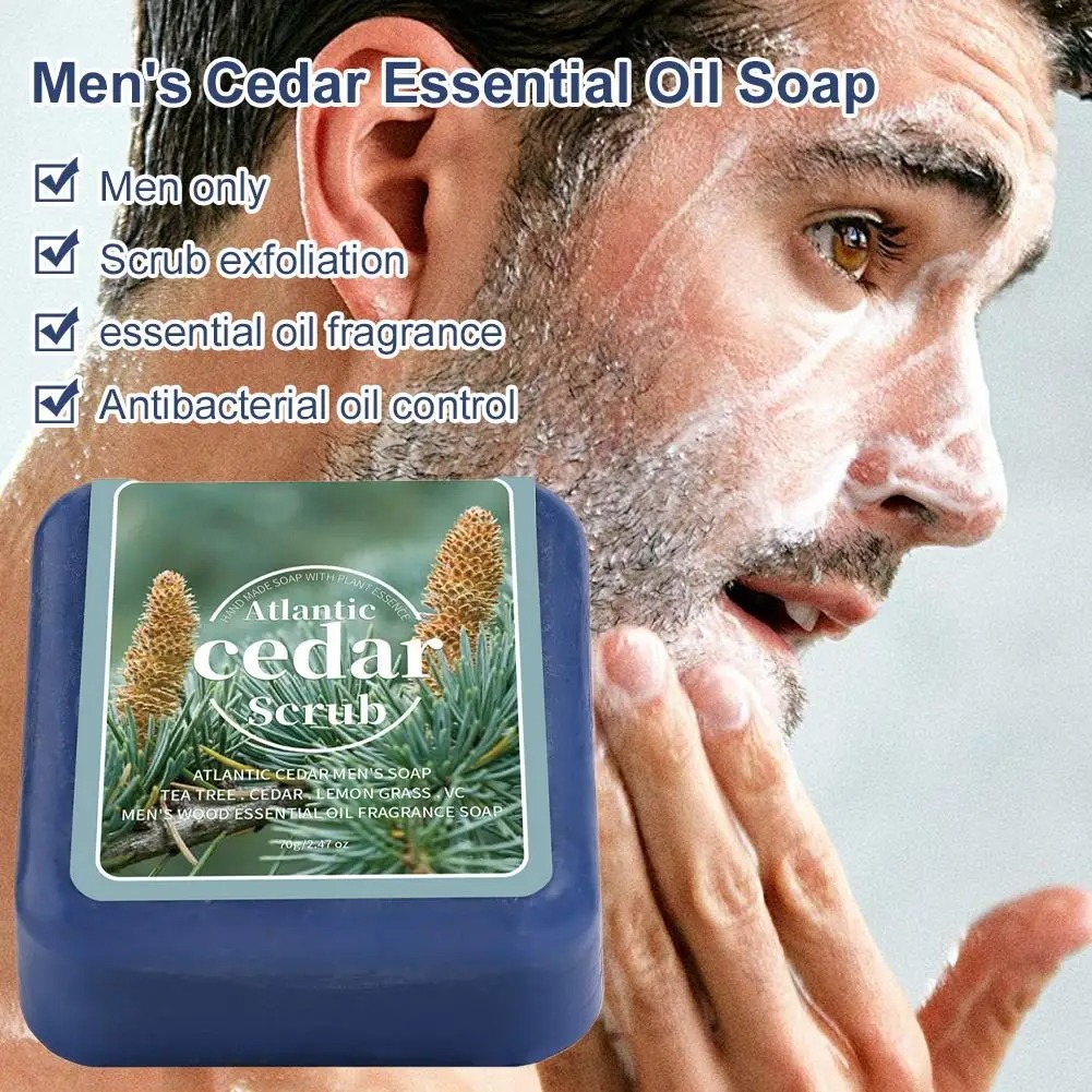 Men's Cedar Essential Oil Soap - đánh giá và giá Castor Oil Soap