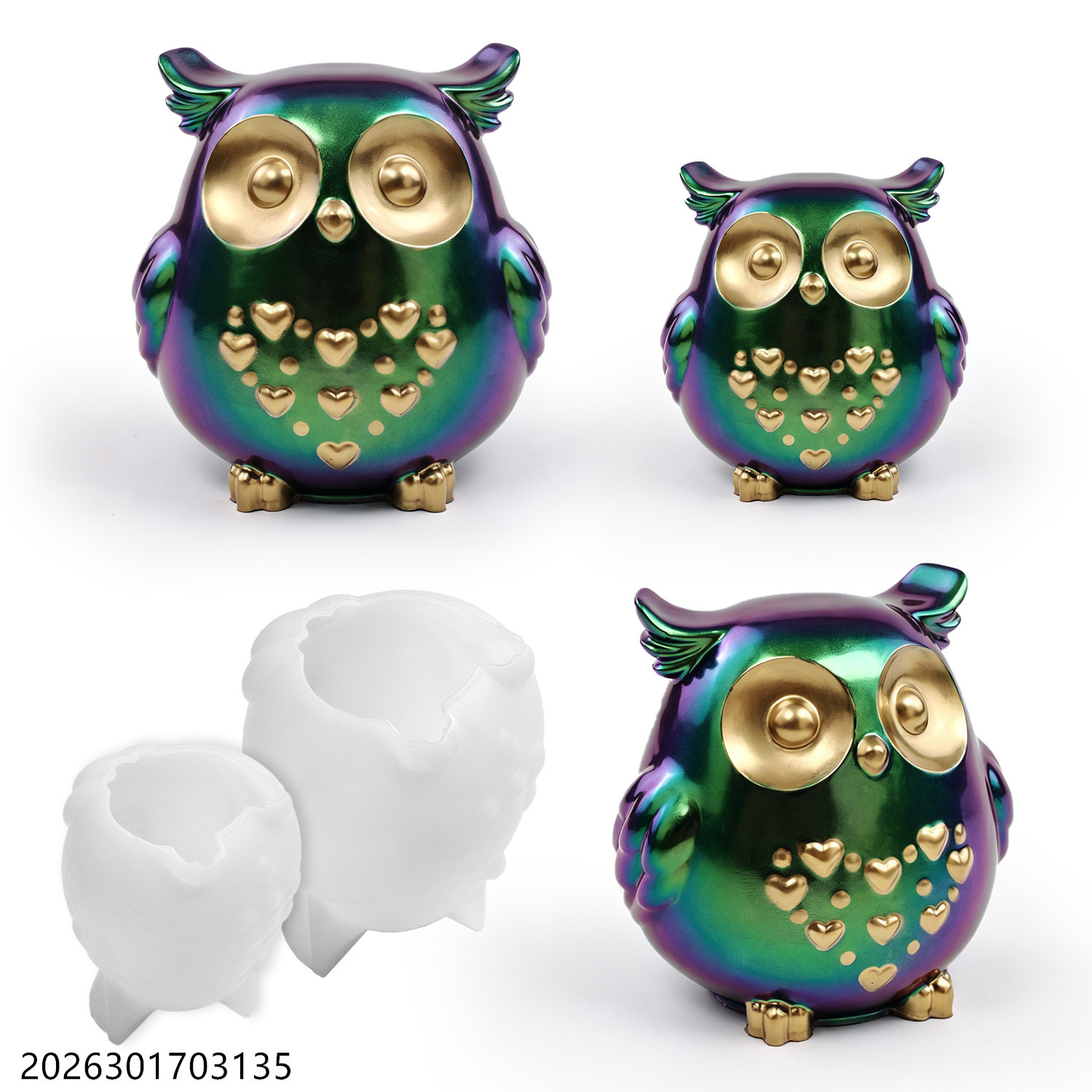 Owl Silicone Mold 3D Bird Shap - đánh giá và giá Soap Making Items