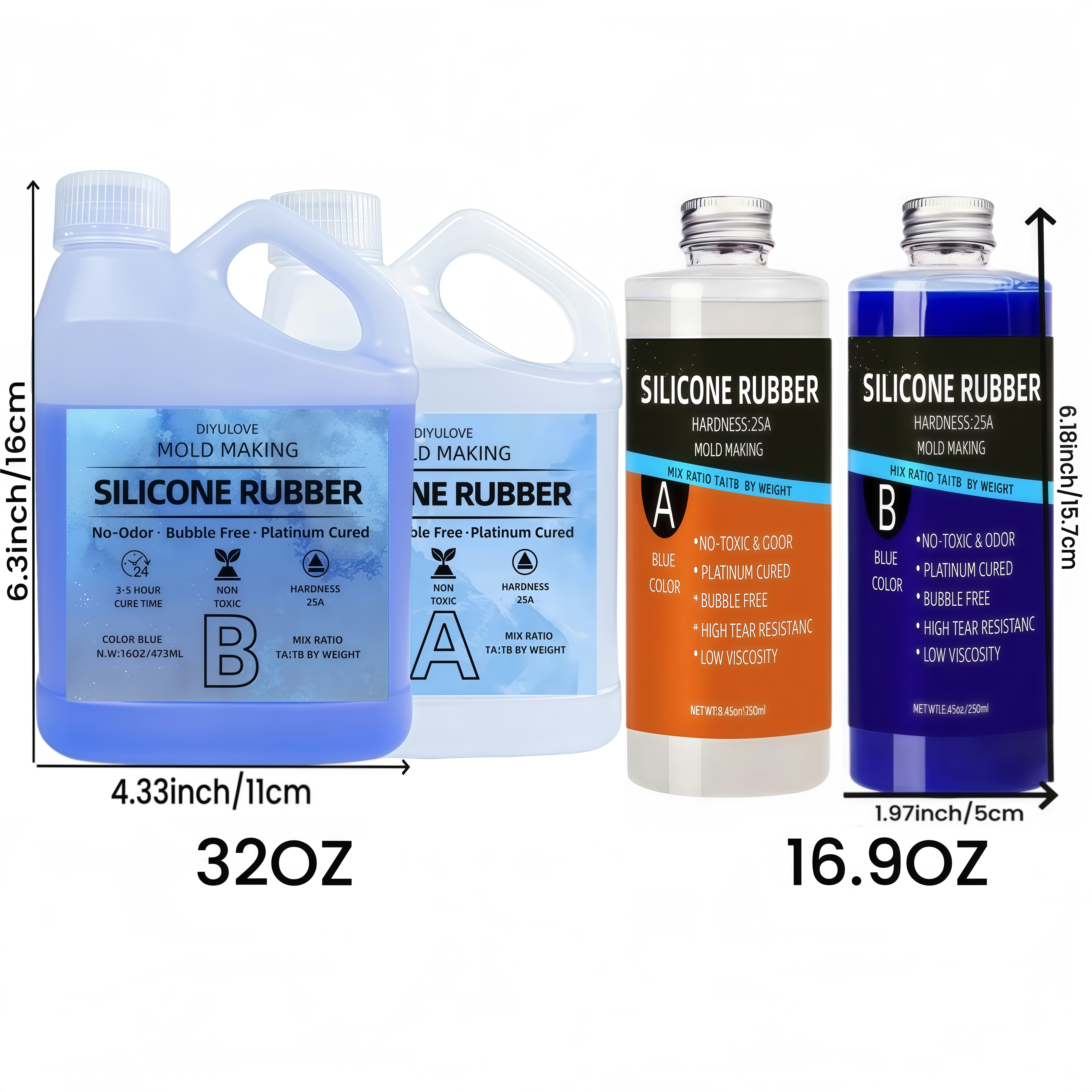 32oz High-Performance Silicone - đánh giá và giá Soap Making Items