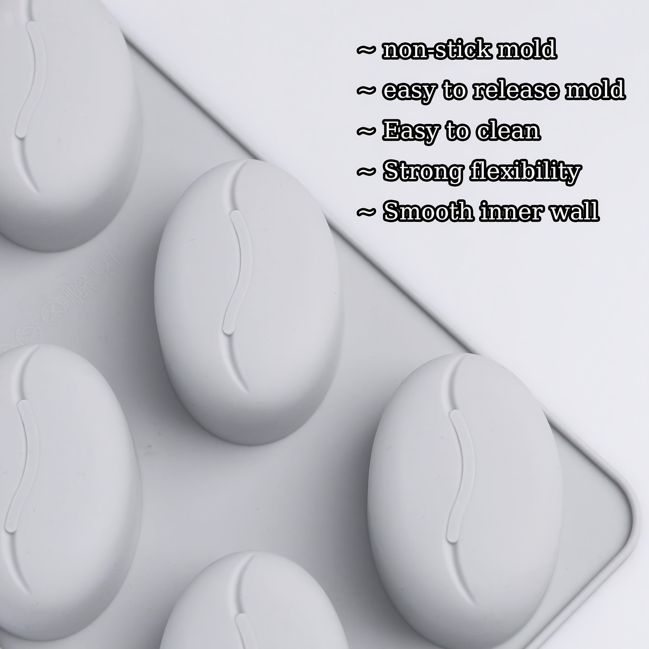 Silicone Mold for Coffee Beans - đánh giá và giá Soap Making Items