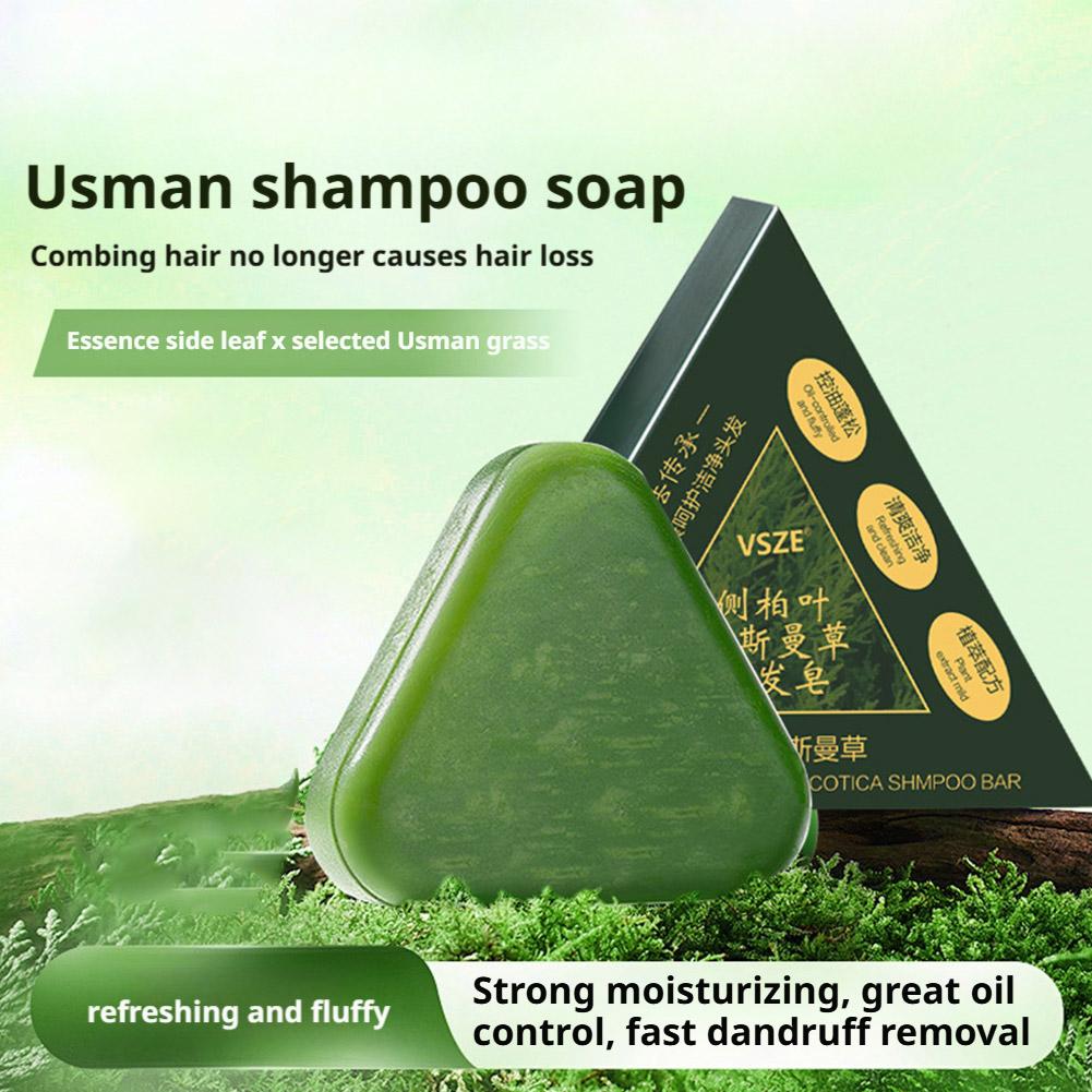 Usman Grass & Platycladus Sham - đánh giá và giá Castor Oil Soap